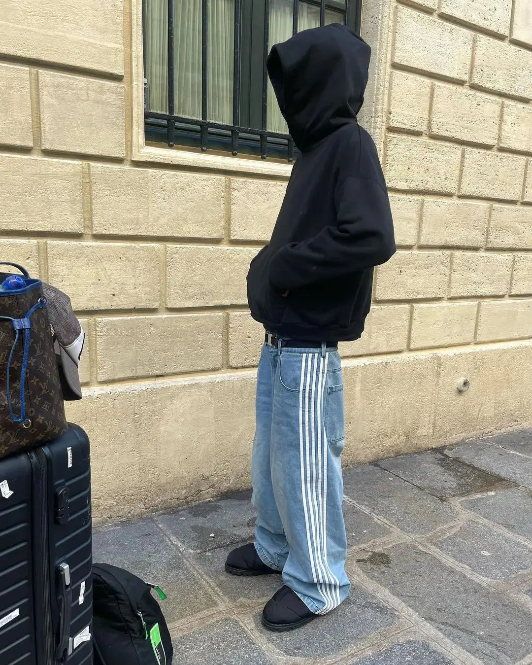 Jean Femme Baggy Taille Haute Style Y2K 1