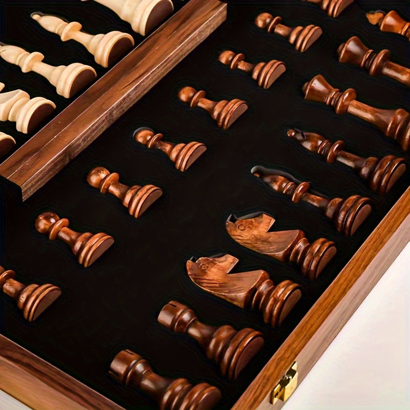 Jeu d'échecs en bois traditionnel 5