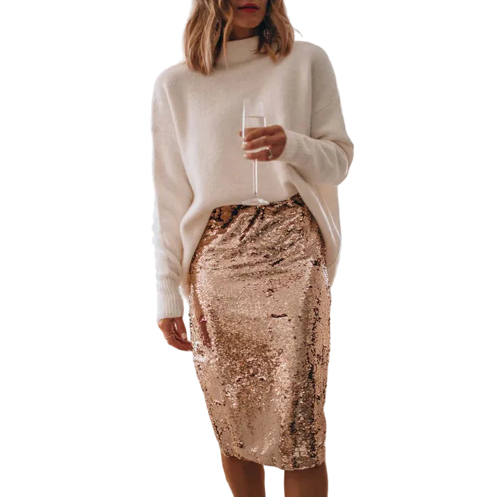 Jupe Femme Pailletée Glamour 0