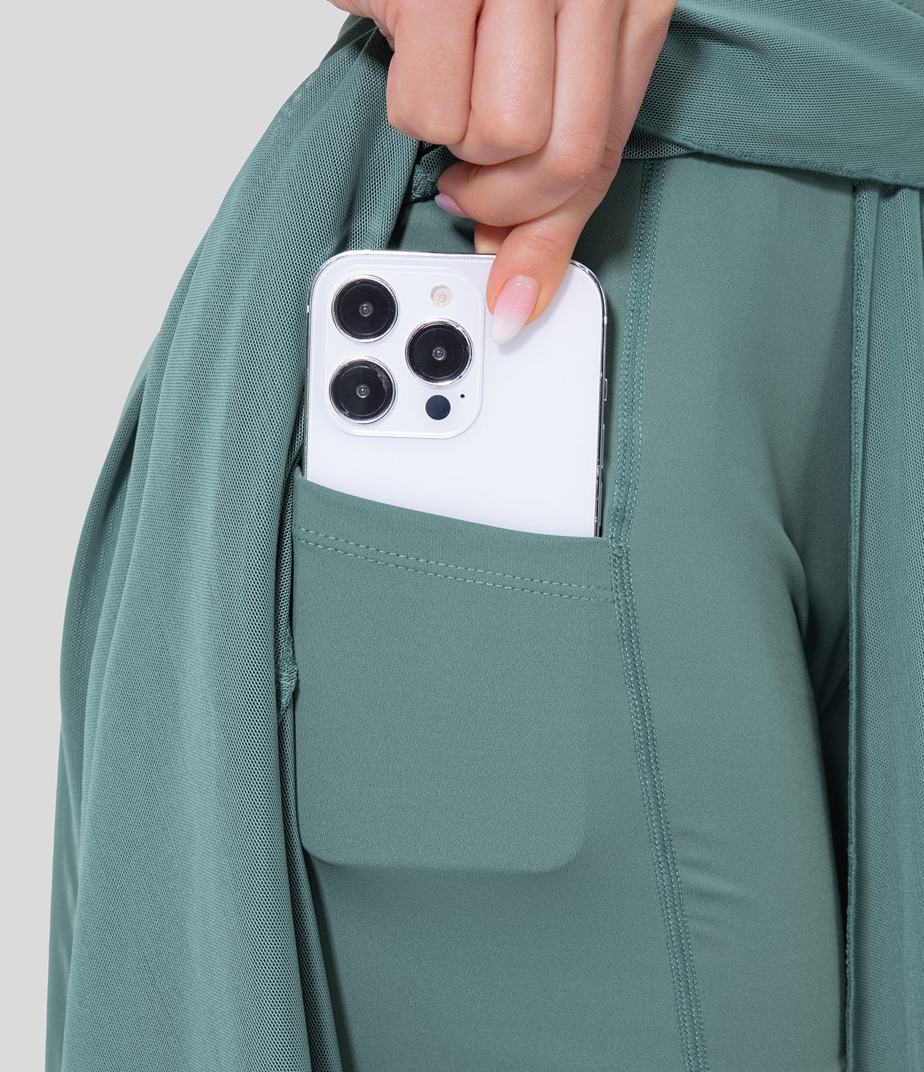 Jupe Haute Taille 2-en-1 pour Femme Élégante 5