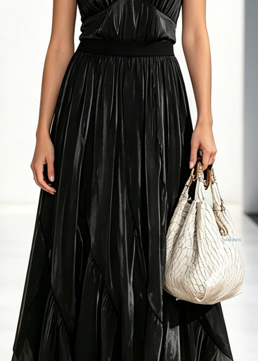 Jupe Trapèze en Tulle Noir 1