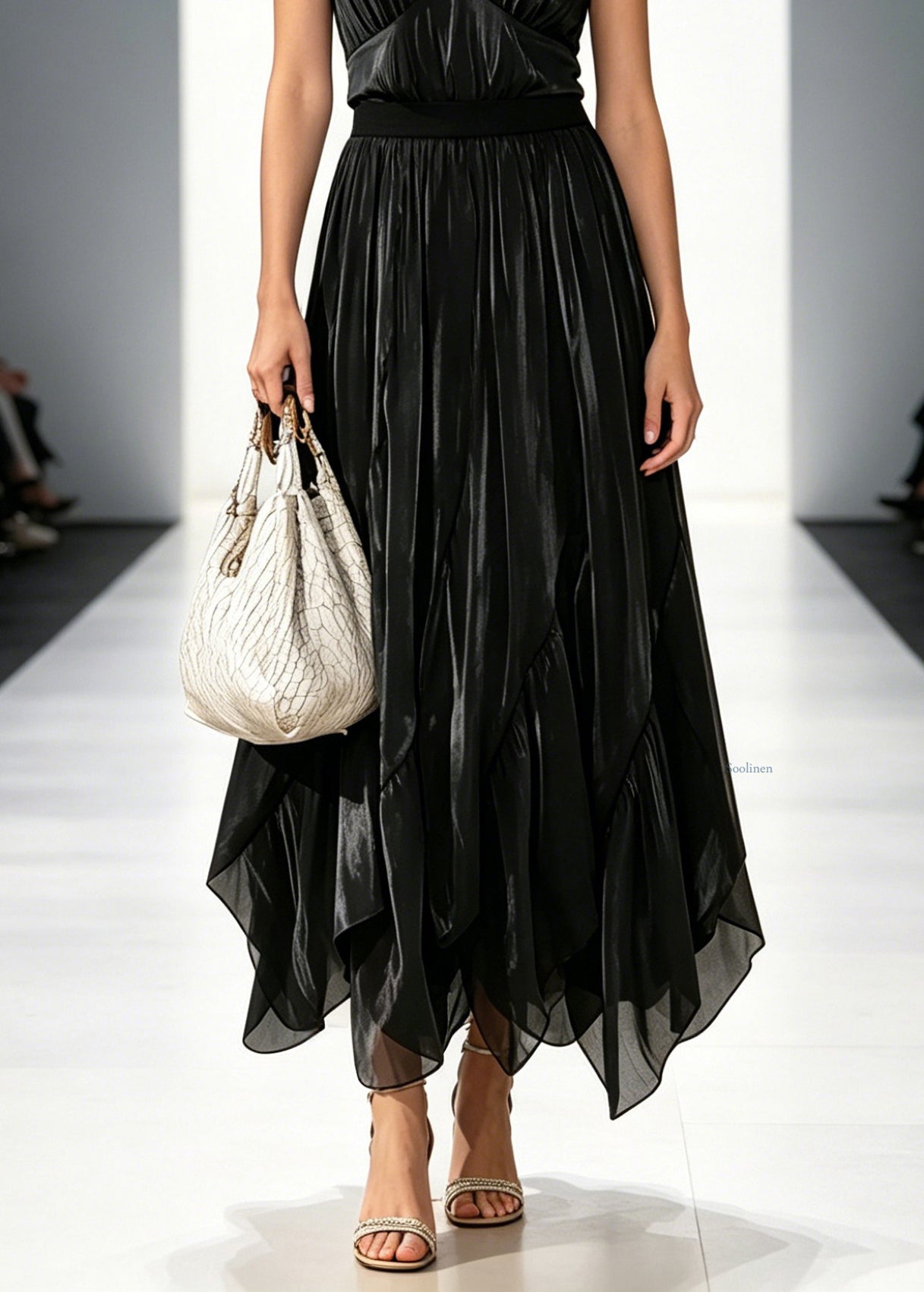 Jupe Trapèze en Tulle Noir 2