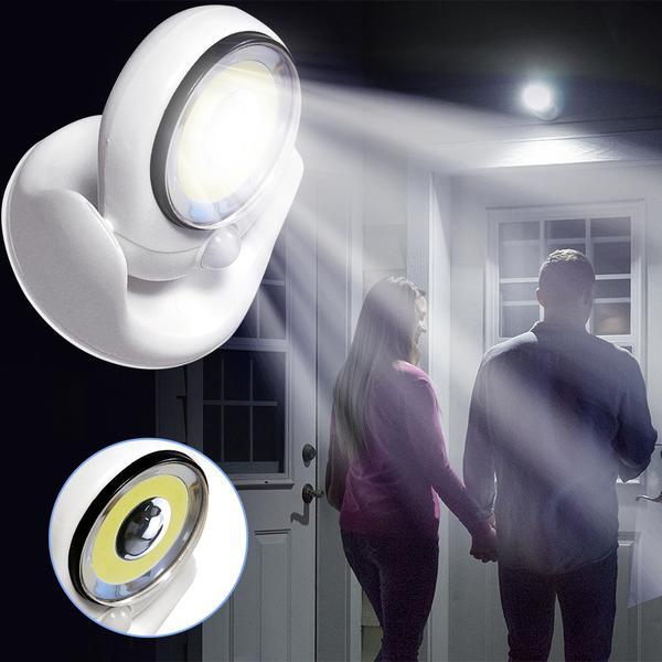 Lampe LED à Détecteur de Mouvement Étanche pour Intérieur et Extérieur 0