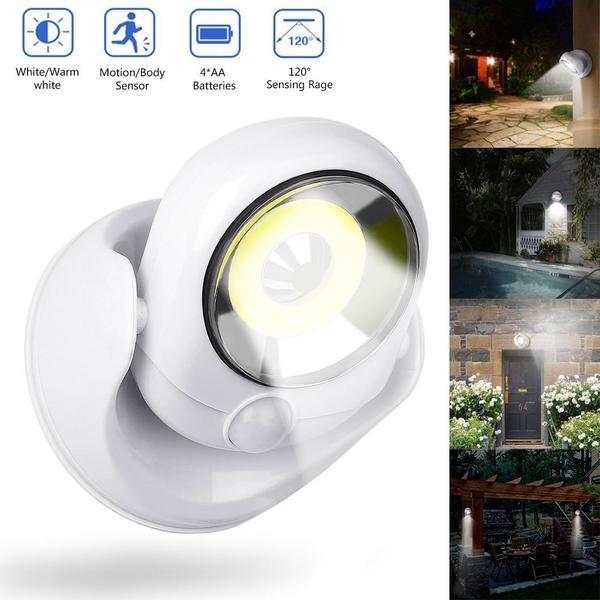 Lampe LED à Détecteur de Mouvement Étanche pour Intérieur et Extérieur 1
