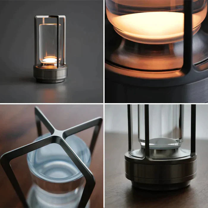 Lampe de table en cristal moderne 4
