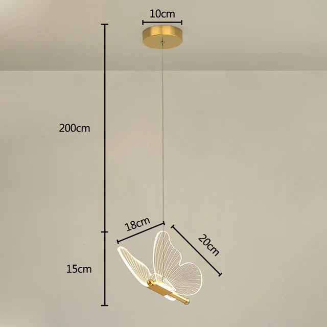 Lampes à LED en Forme de Papillon pour Enfants