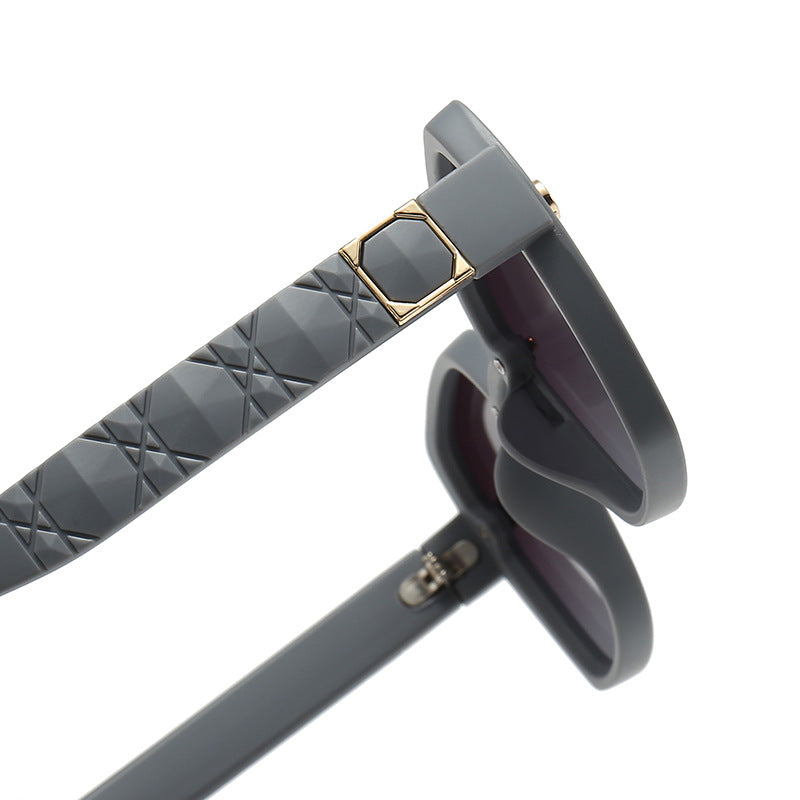 Lunette de Soleil Femme Monture Carrée Tendance 4
