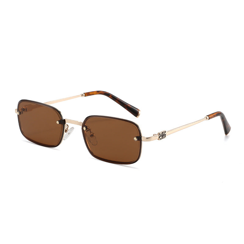 Lunette de Soleil Femme Rectangulaire Polarisée Moderne 7