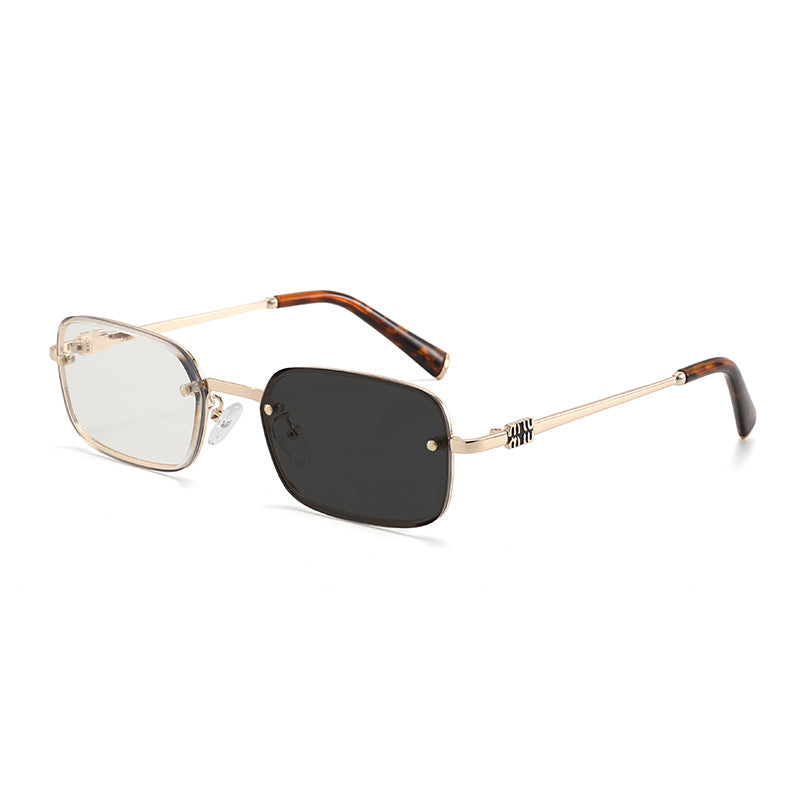 Lunette de Soleil Femme Rectangulaire Polarisée Moderne 9
