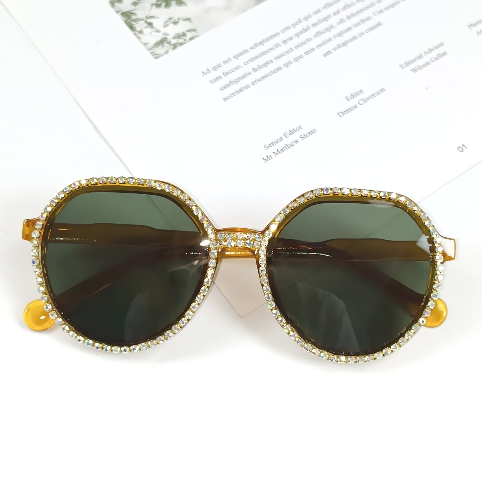 Lunette de Soleil Femme Surdimensionnée Embellie 10