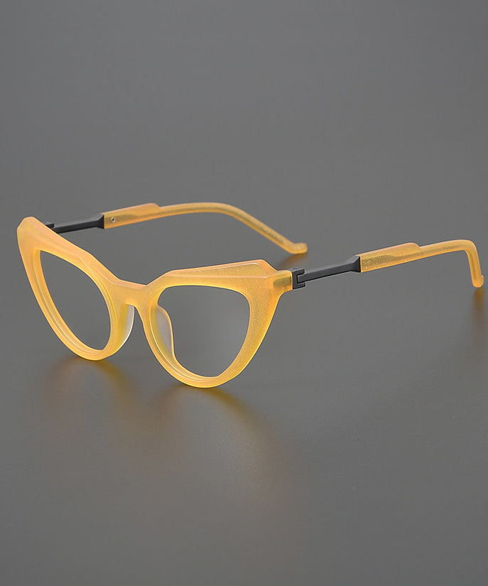 Lunettes de Lecture Œil-de-Chat Jaunes 0