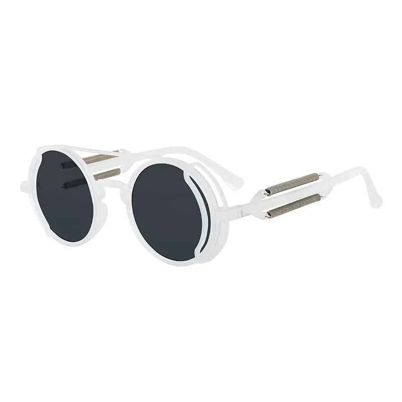 Lunettes de Soleil Ronde avec Verres Miroir 7