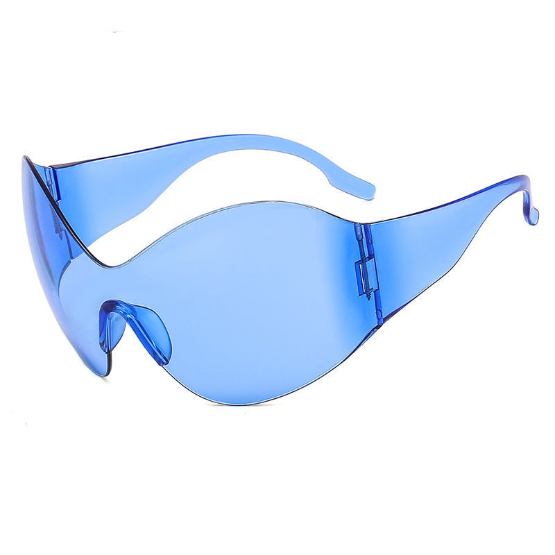 Lunettes de soleil à visière pour femmes au design moderne 11