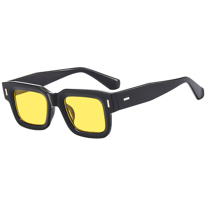 Lunettes de soleil carrées pour femmes avec imprimé léopard 7