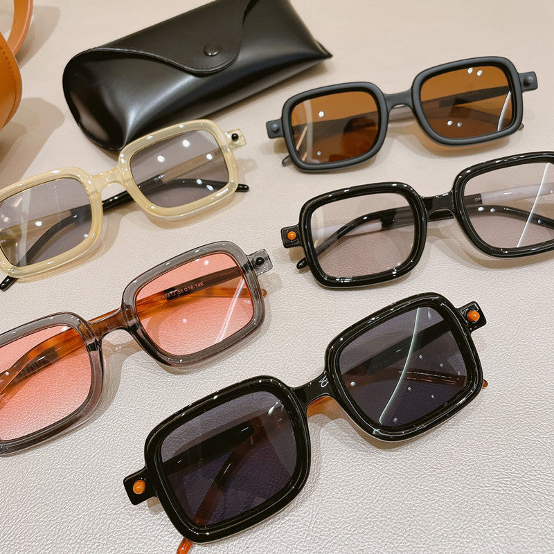 Lunettes de soleil carrées pour femmes tendance 4