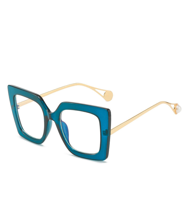 Lunettes de soleil carrées style léopard 3