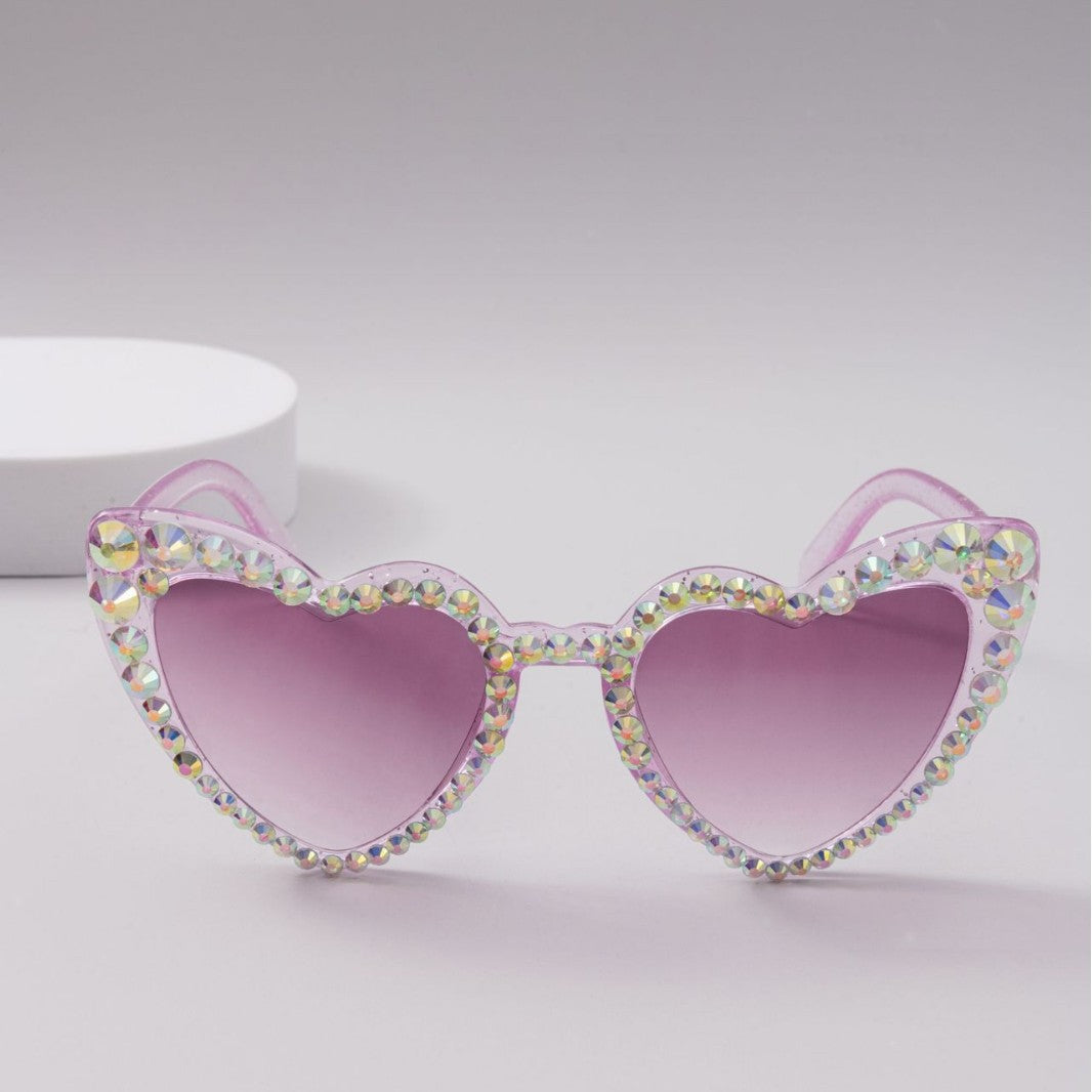 Lunettes de soleil en forme de cœur pour femmes 3