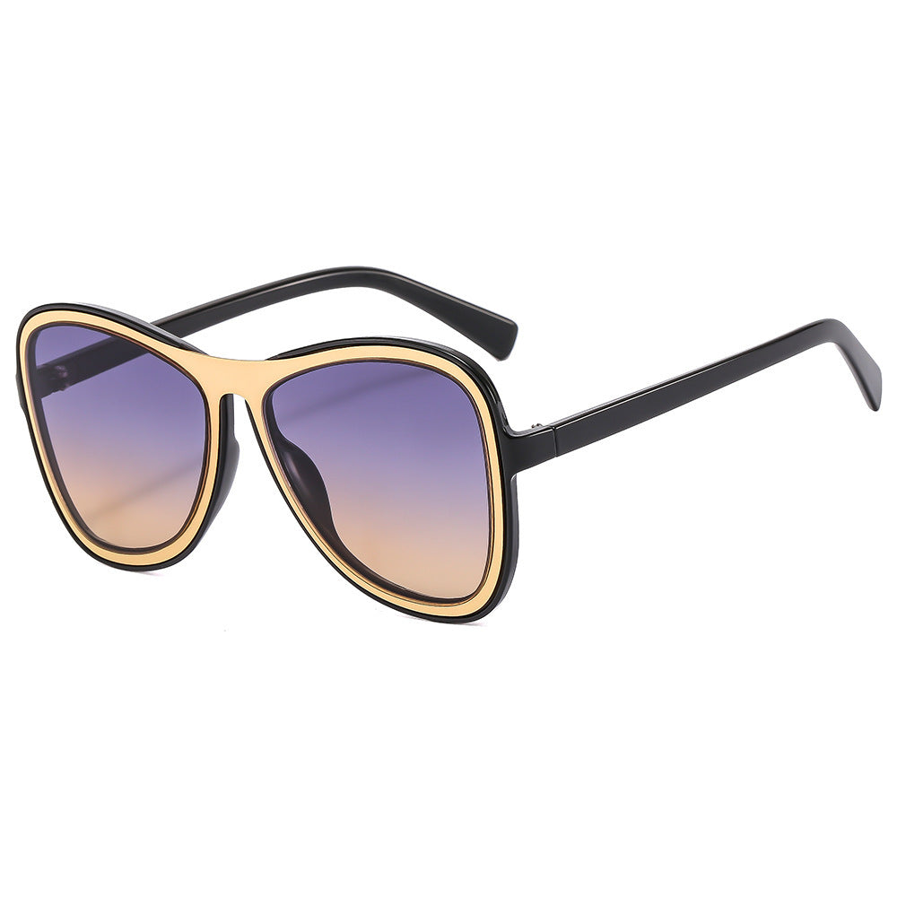 Lunettes de soleil oversize pour femme au design moderne 2