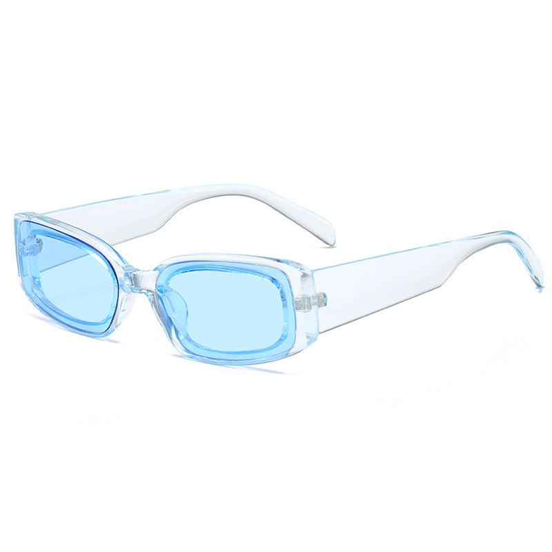 Lunettes de soleil pour femmes à verres carrés modernes 8