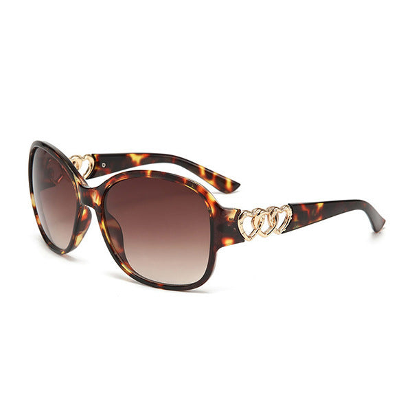 Lunettes de soleil pour femmes avec monture décorative 0