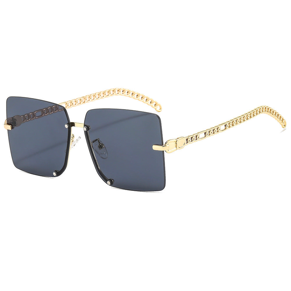 Lunettes de soleil pour femmes avec monture rectangulaire 0