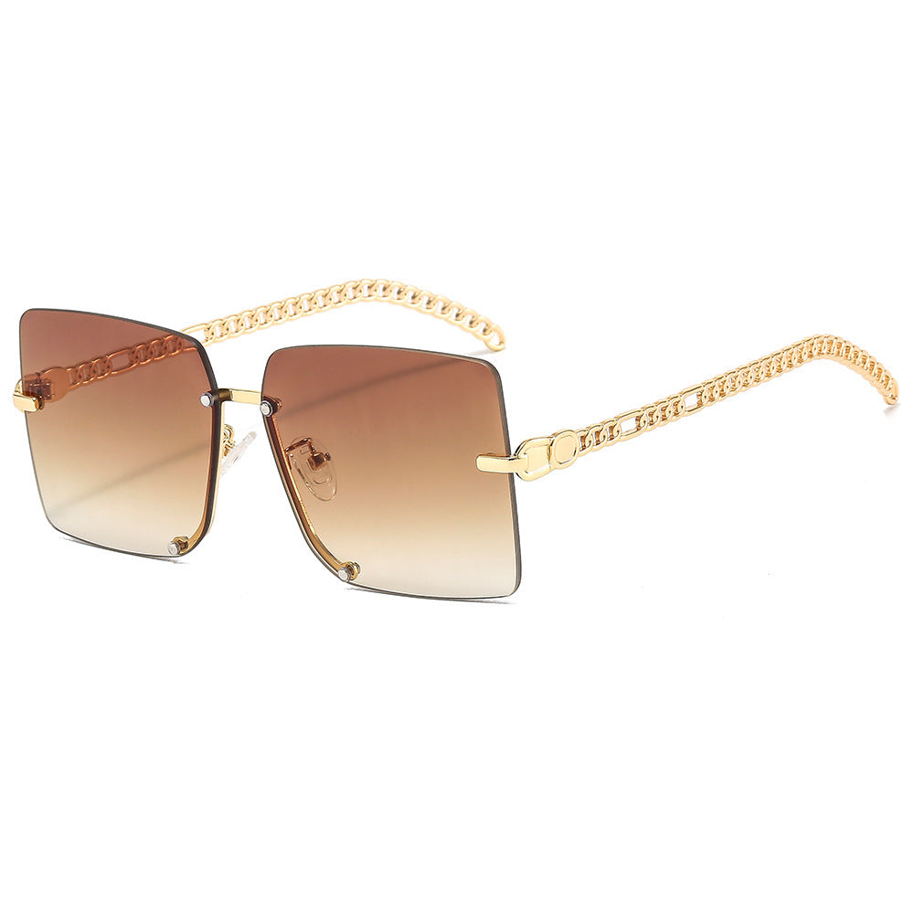 Lunettes de soleil pour femmes avec monture rectangulaire 1