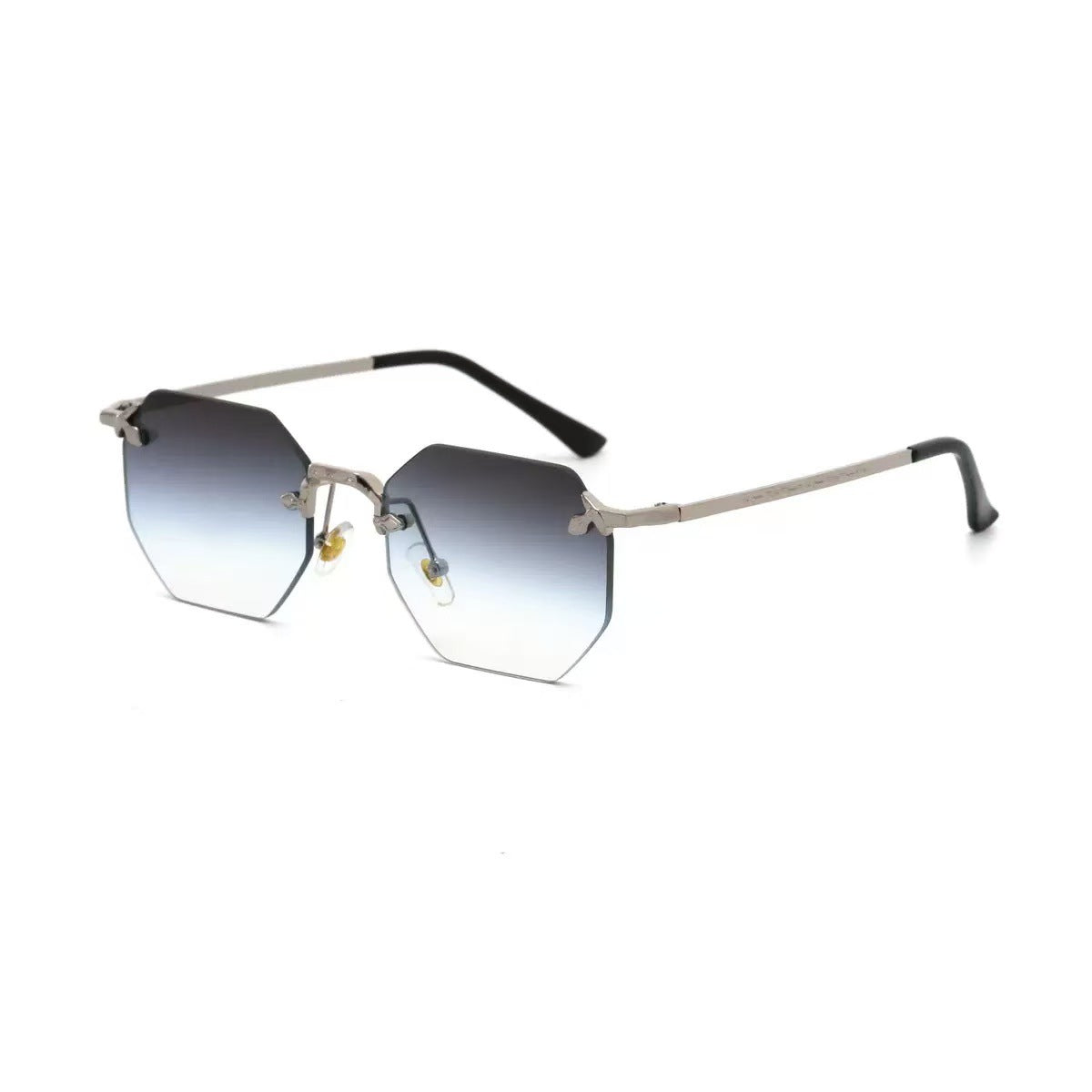Lunettes de soleil pour femmes design octogonal moderne 9