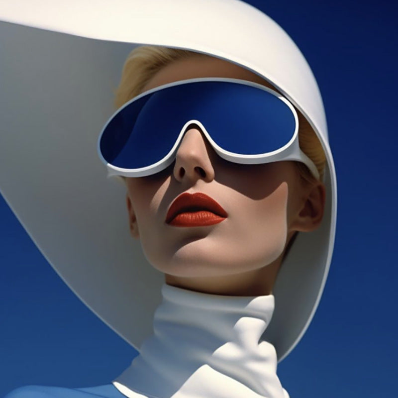 Lunettes de soleil pour femmes style futuriste 1