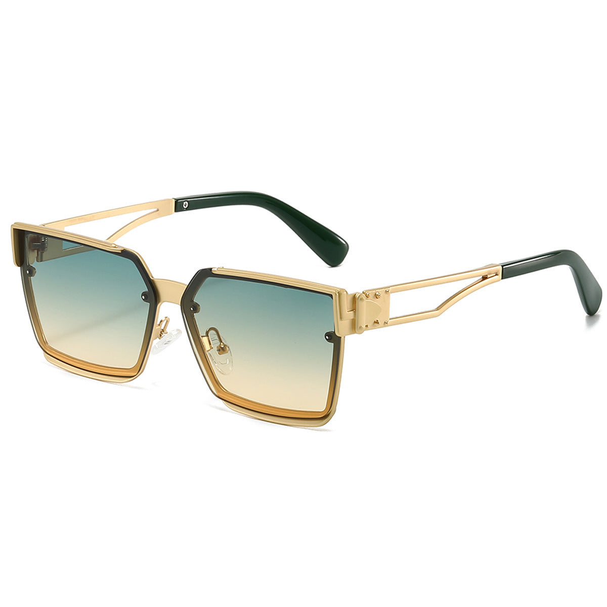 Lunettes de soleil rectangulaires pour femmes tendance 6
