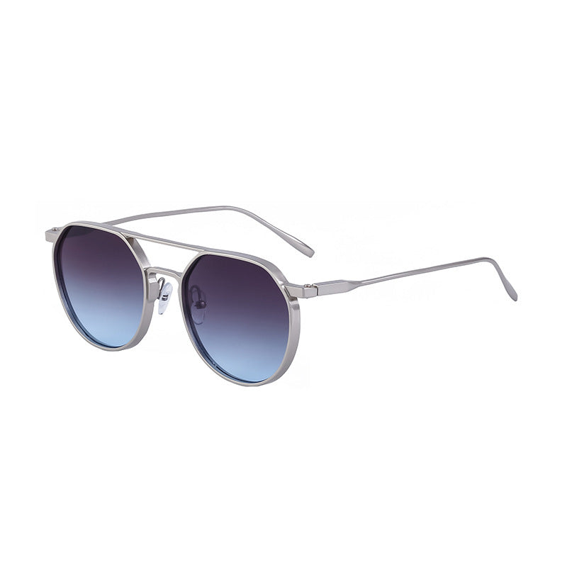 Lunettes de soleil rondes pour femme au style tendance 7