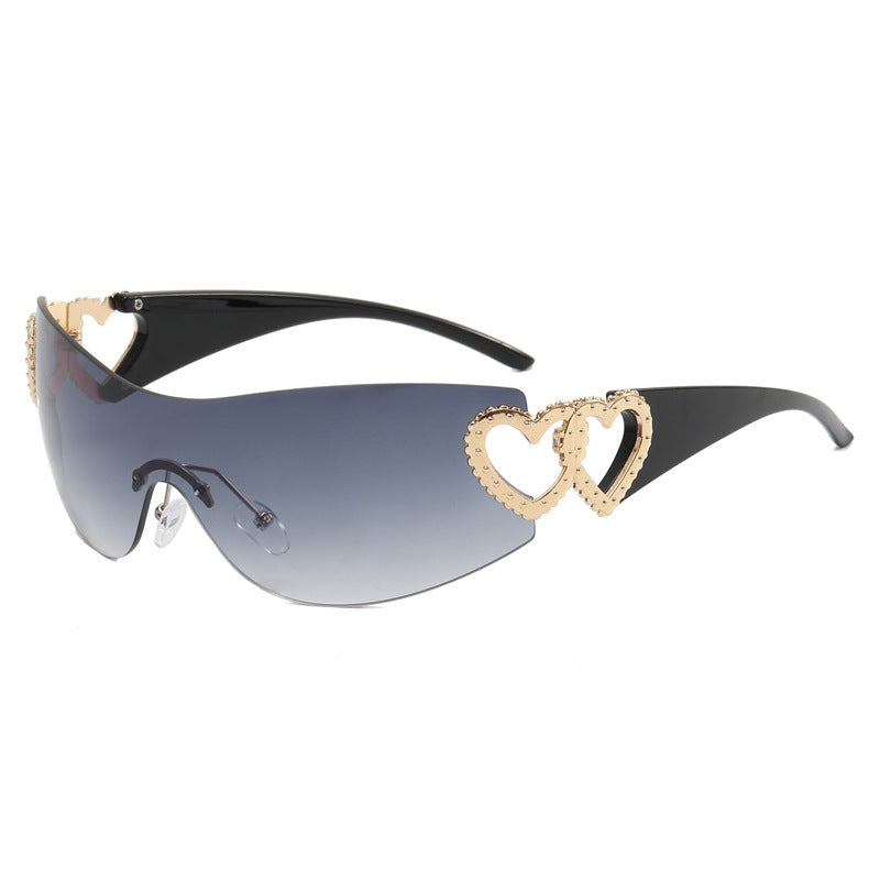Lunettes de soleil sportives pour femmes design bouclier 12