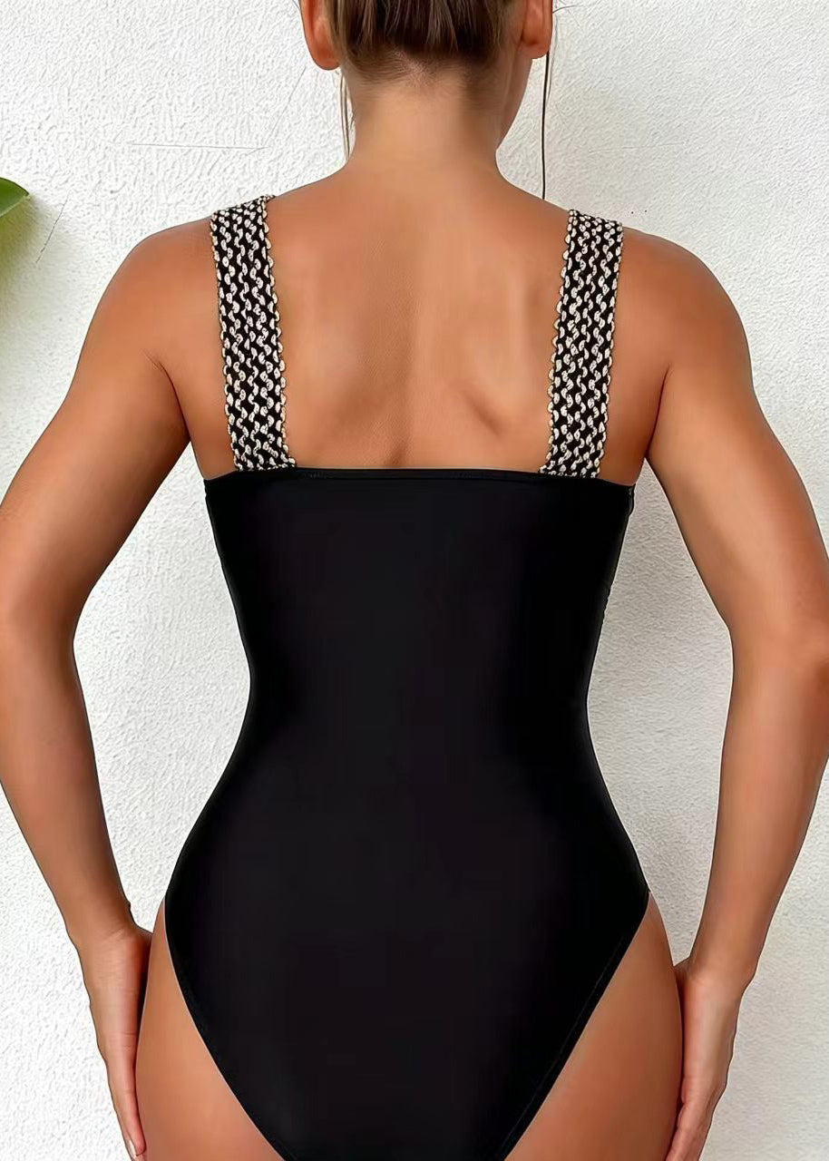 Maillot de Bain Femme 1 Pièce Style Boho Patchwork 1