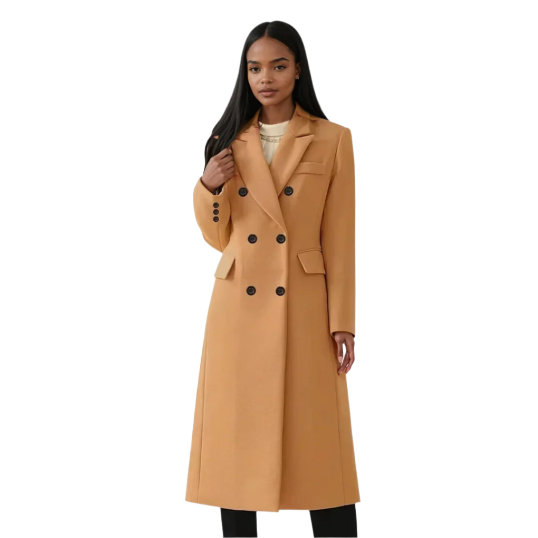 Manteau Classique pour Femme Élégant en Laine 0