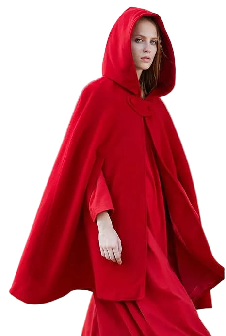 Manteau Court à Capuche Vintage pour Femme 0