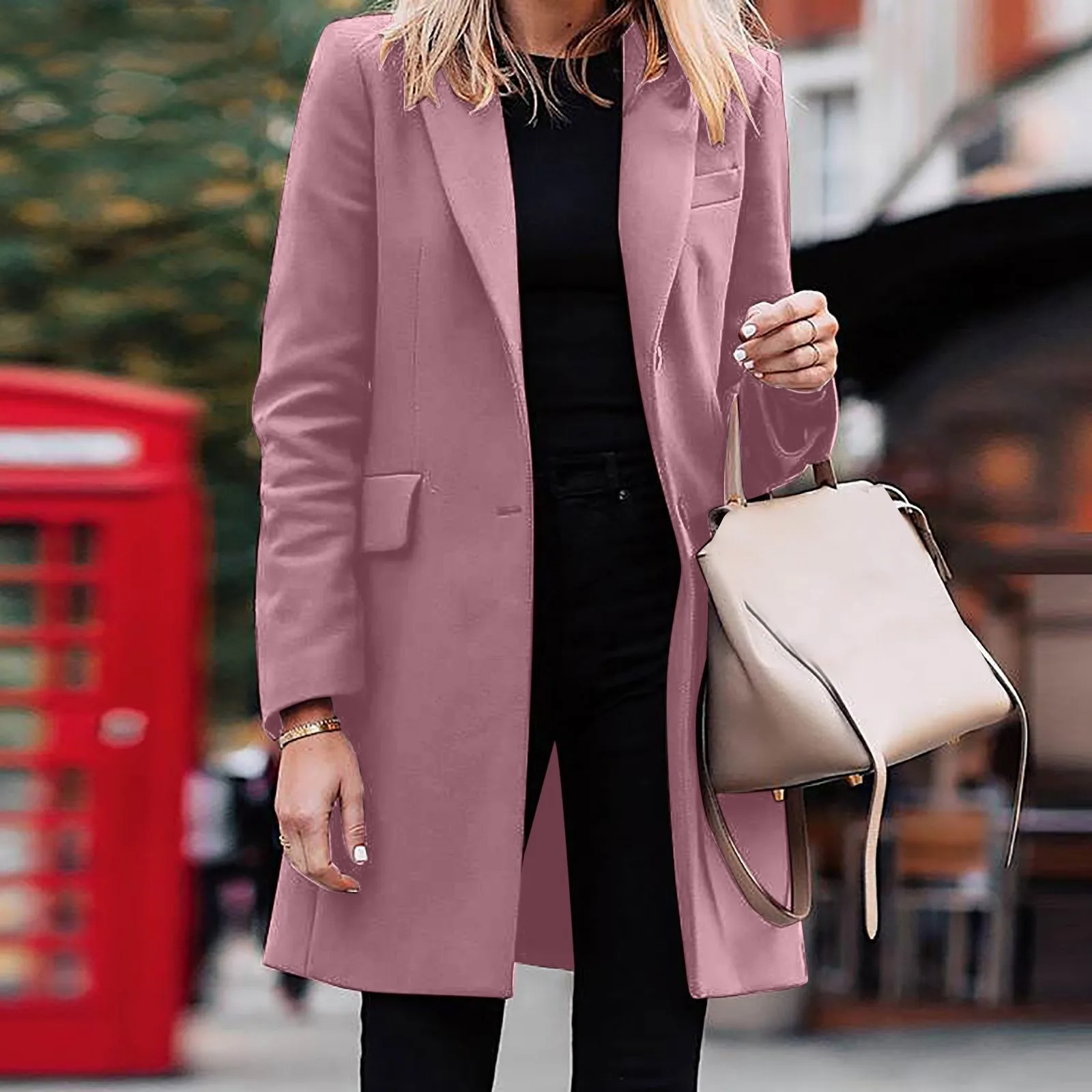 Manteau Femme Chic pour Bureau et Quotidien 1