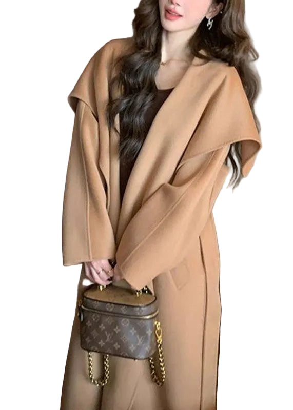 Manteau Femme Maxi Col Peter Pan Coupe Ample Automne 0