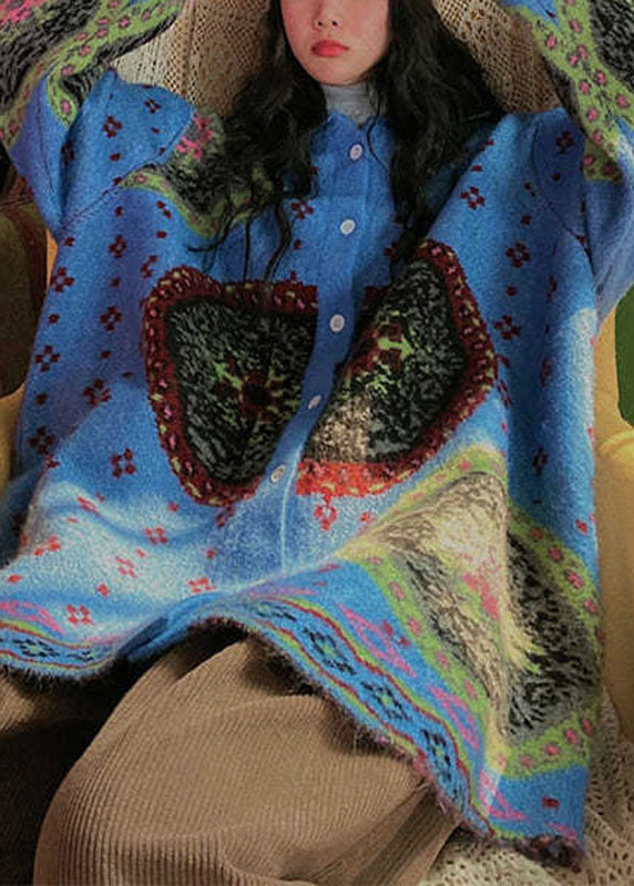 Manteau Femme Tricot Bohème Automnal 0