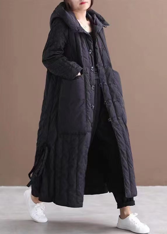 Manteau Hiver Femme À Capuche Avec Grandes Poches Confortable 1