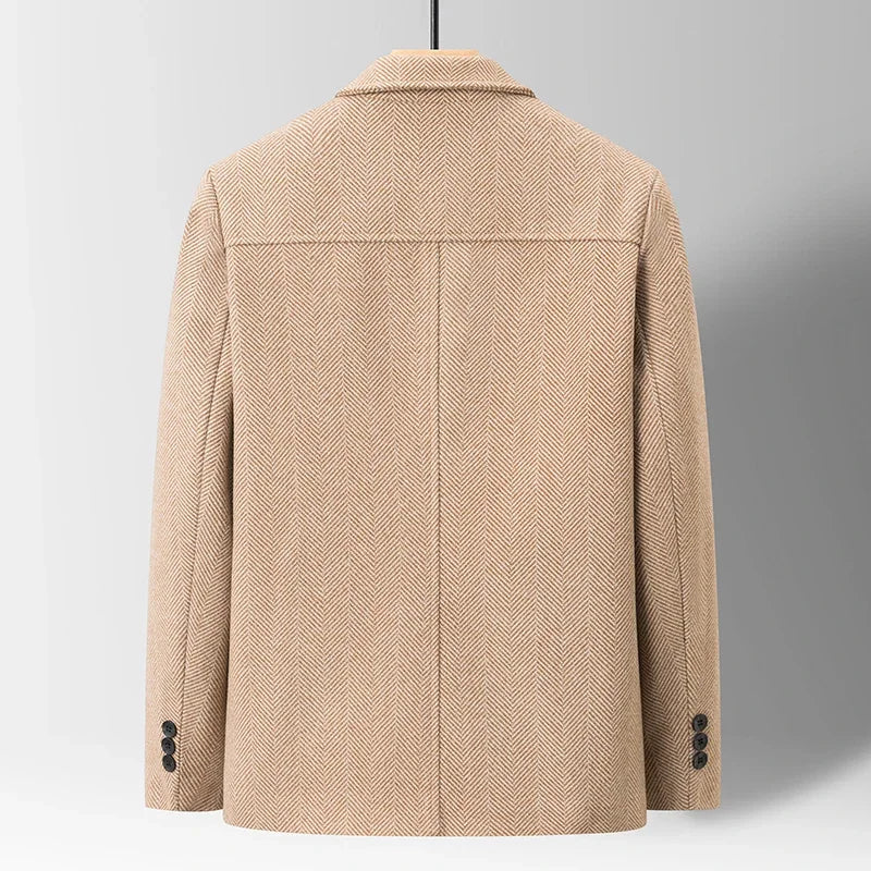 Manteau Homme Hiver Coupe Régulière avec Poches Pratiques 3