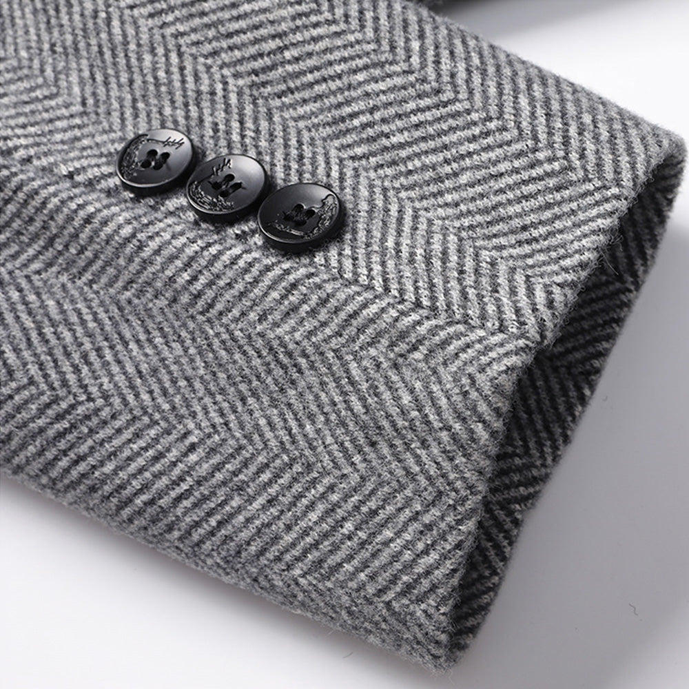 Manteau Homme Hiver Coupe Régulière avec Poches Pratiques 7