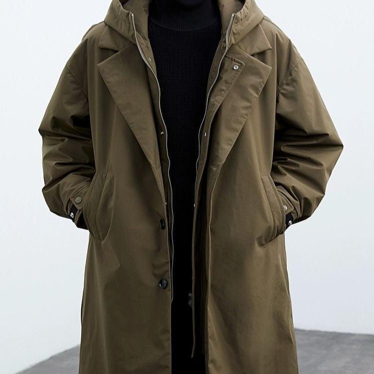 Manteau Homme Hiver à Capuche Décontracté Moderne 2