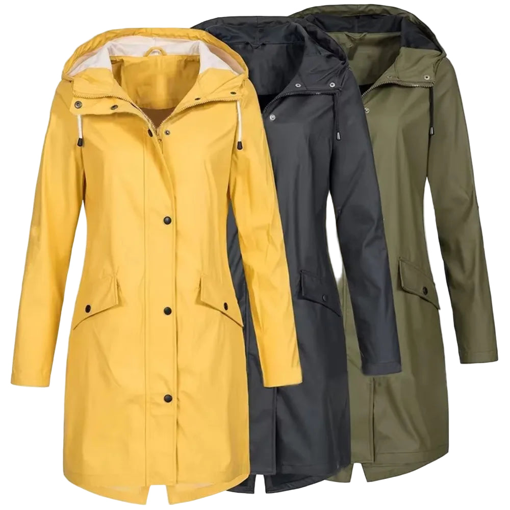 Manteau Imperméable Femme Long pour Activités Extérieures 0
