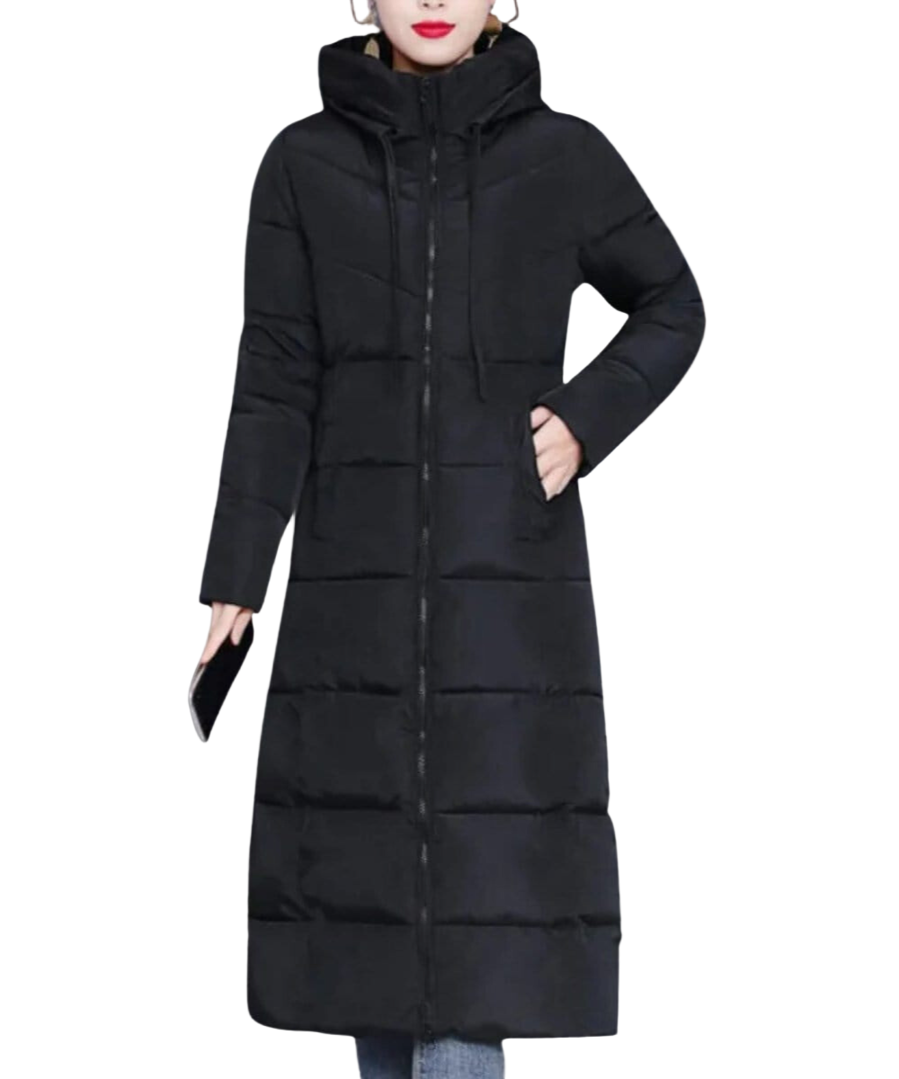 Manteau Long Femme Hiver Chic en Tissu de Qualité Supérieure 0