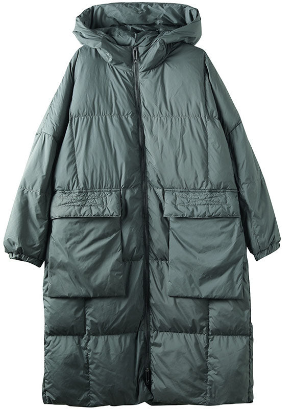 Manteau d'Hiver Femme À Capuche Avec Poches Zippées Pour Grand Taille 6