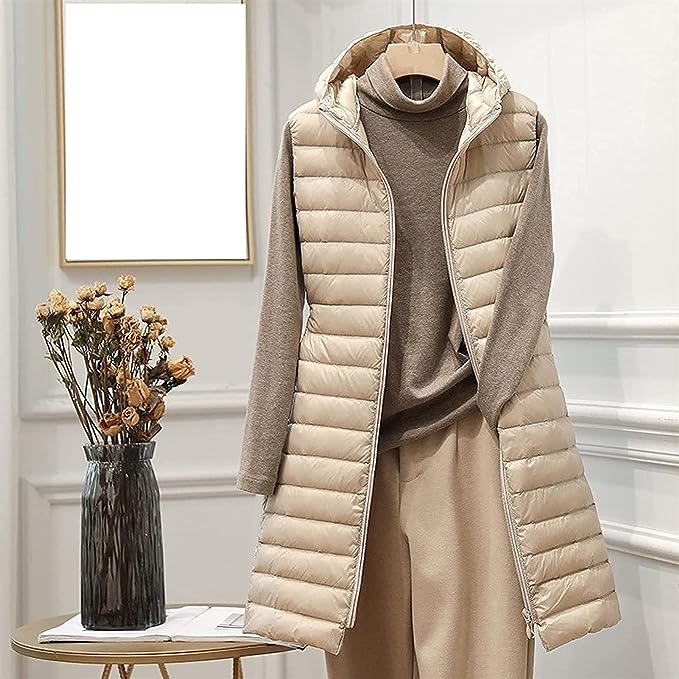 Manteau d'Hiver Femme Matelassé avec Capuche Moderne 0