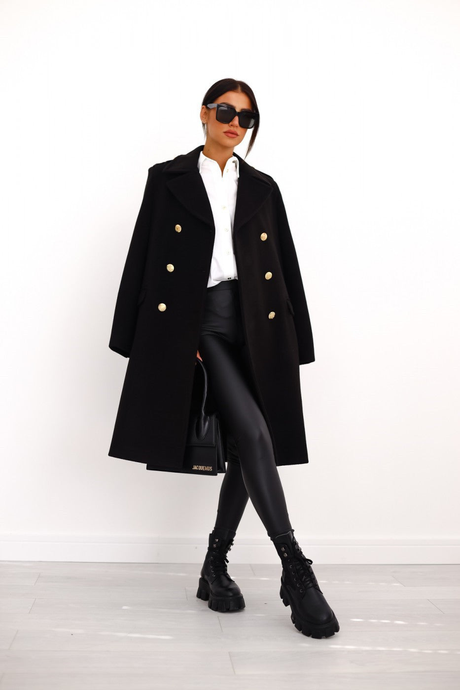 Manteau d'Hiver Femme Trench Chic à Double Boutonnage 5