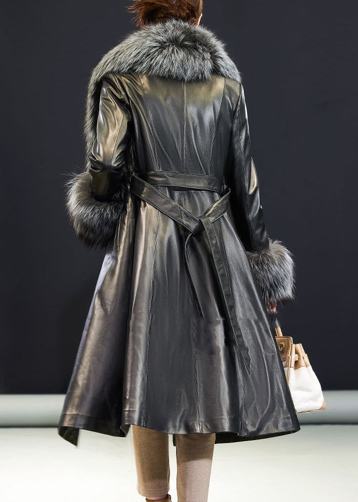 Manteau d'Hiver Femme avec Col Détachable 4