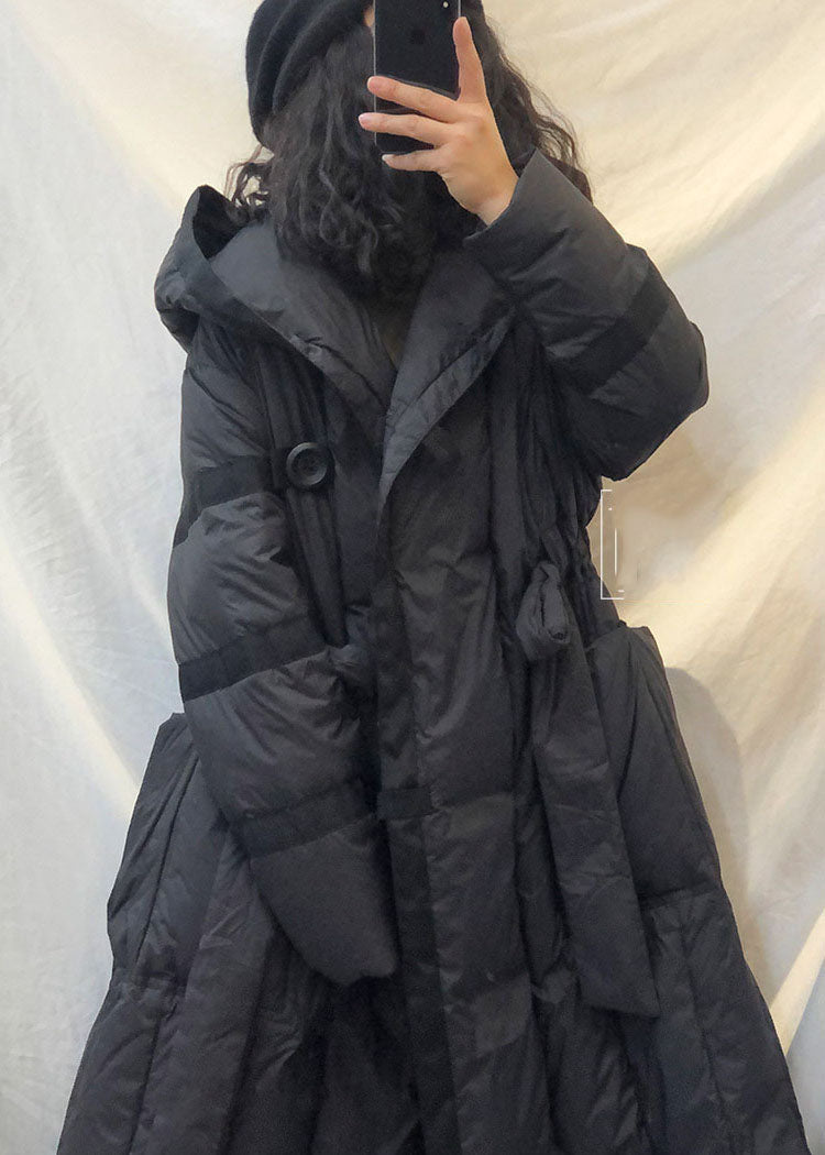 Manteau d'hiver à capuche avec ceinture 3