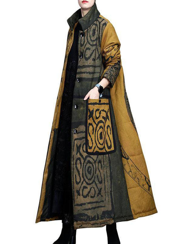 Manteau d'hiver en coton à col montant pour femme 6