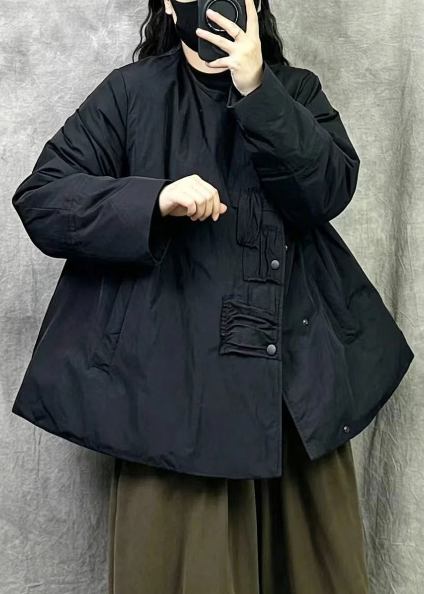 Manteau d'hiver femme coupe trapèze oversize 1